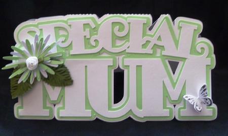 Special Mum Layered Card