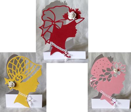 Ladies Hats Card Set