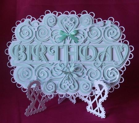 Layered Split Birthday & Stand