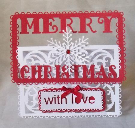 Merry Christmas Buckle Card