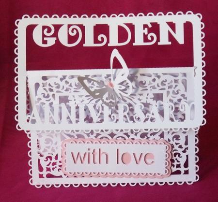 Golden Anniversary Buckle Card