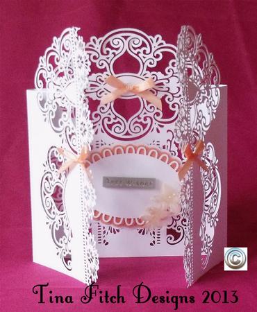 Lacy Edged Door Card