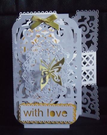 Oval Buckle Fold Card