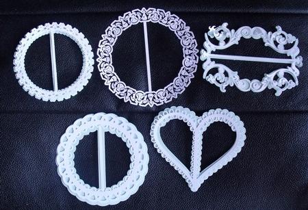 Set of 5 Layered Buckle Designs