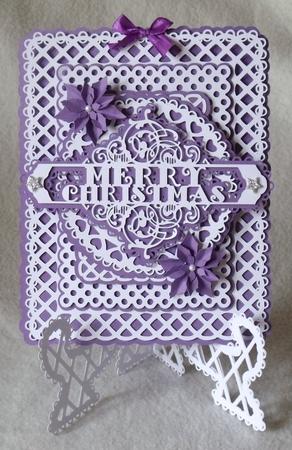 Merry Christmas Sentiment Stand Card