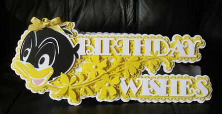 Birthday Wishes Duck Card