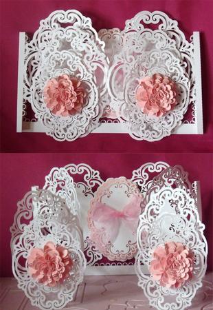 Swirl Rose Door Card