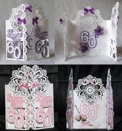 Special Mum/gran 60th Door Card