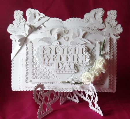 On Your Wedding Day Book Card & Stand
