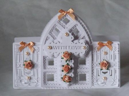 Arched Layered Cross Card