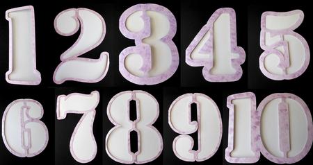1 to 10 Stencil Number's