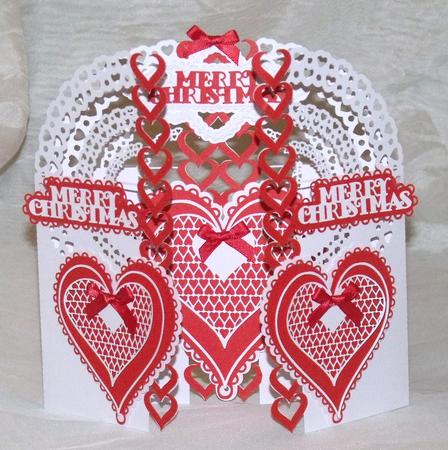 Heart Christmas Door Card