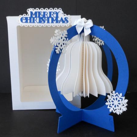 3D Christmas Bell Snow Globe & Box