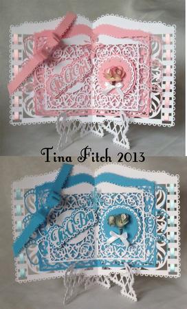 New Baby Boy & Girl Book & Stand