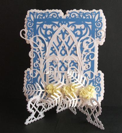 Rose Arch Stand Card