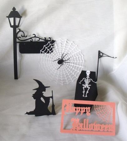 Halloween Coffin Box and Bits