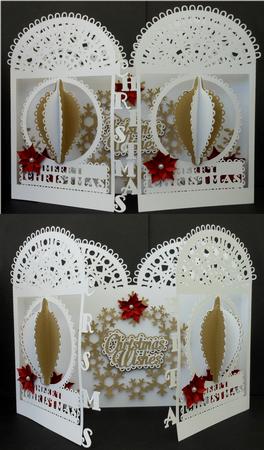 Bauble Snowglobe Door Card