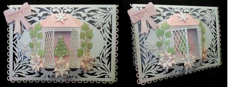 Christmas Bay Window Card