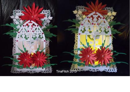 Christmas Tea Light Easel Card