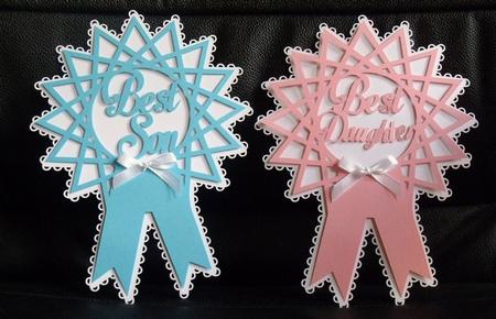 Son & Daughter Rosette Set