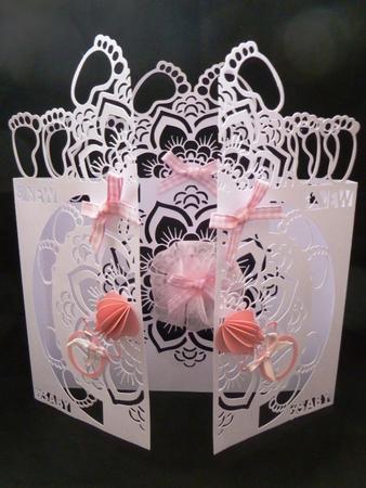 Baby Feet Door Card