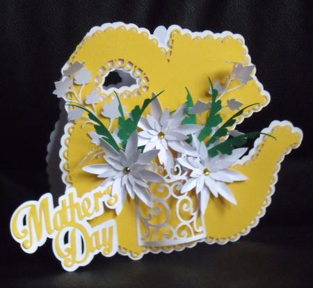 Scalloped Layered Teapot Card