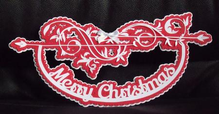 Merry Christmas Scroll