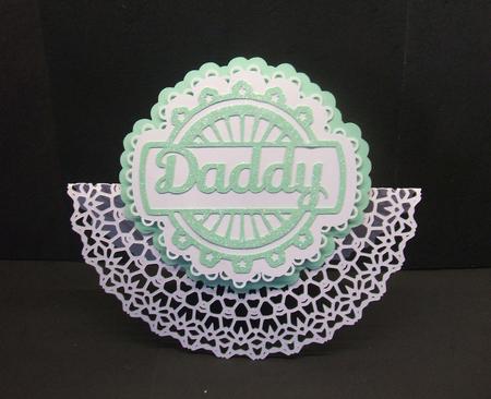 Layered Daddy Rocker Card