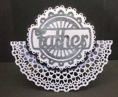 Layered Father Rocker Card