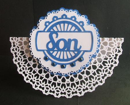Layered Son Rocker Card