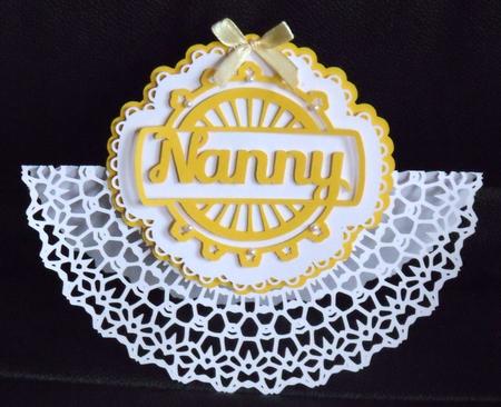 Layered Nanny Rocker Card
