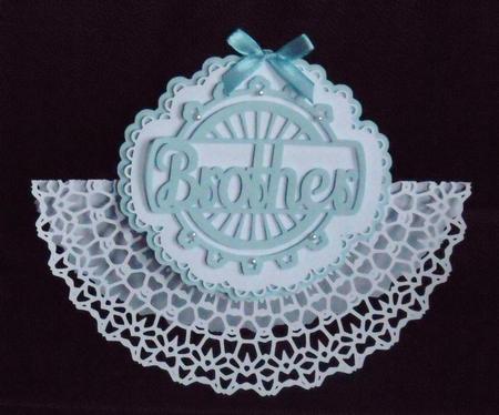 Layered Brother Rocker Card
