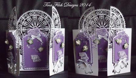 With Love Rose Door Card