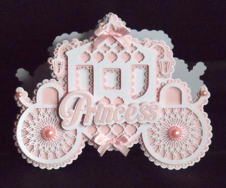 Princess Carriage Card