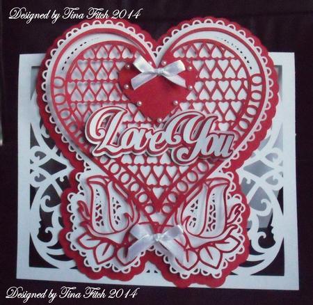 Love You Heart Card