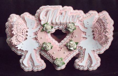 Butterfly Girl Mother Card