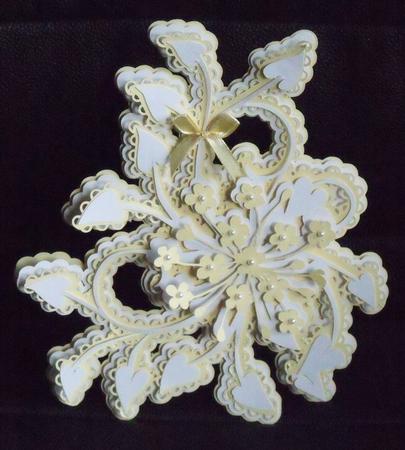 Flower Burst Layered Topper
