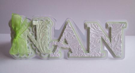 Scalloped Layered Nan Card