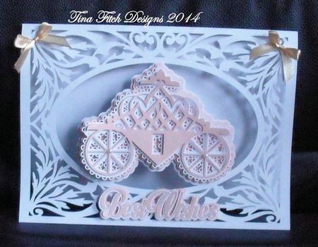 Best Wishes Carriage Card