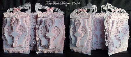 Birthday Fancy Ballerina Door Card