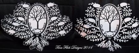 Tina's Scalloped Family Tree