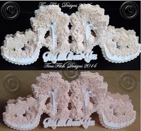 Rose Layered Shoes Card