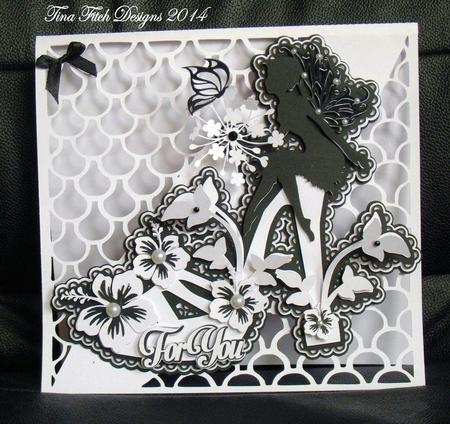 Fairy Flourished Shoe Card