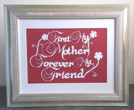 Paper Magic Frame First My Mother