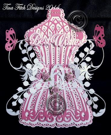 Floral Manikin Card