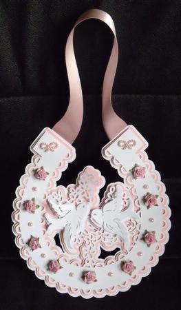 Wedding Dove Horseshoe Topper - Only