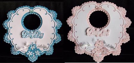 Baby Boy & Girl Bib Topper