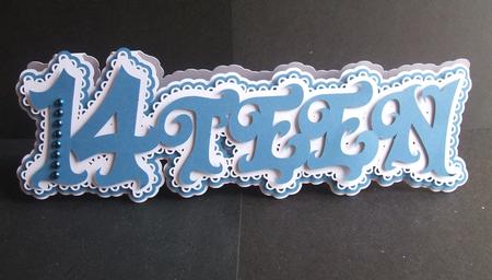 14teen Birthday Card