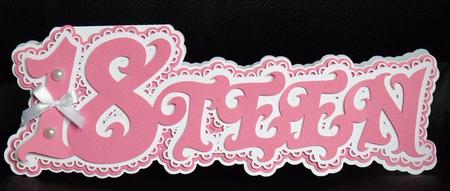 18teen Birthday Card - Only
