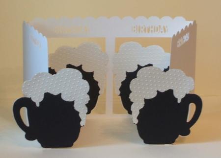 Beer Glass Door Card